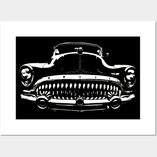 1953 Buick White only Posters and Art